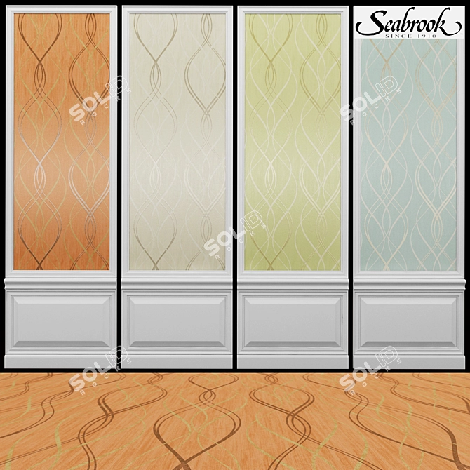 Seabrook Giacomo-7: Stylish American Wallpaper 3D model image 1