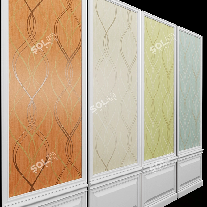 Seabrook Giacomo-7: Stylish American Wallpaper 3D model image 2