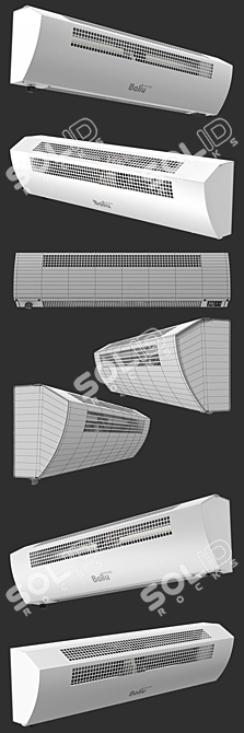 Efficient Thermal Curtain: Ballu BHC-CE-3T 3D model image 2