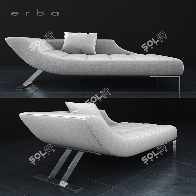 Versatile Viceversa Chaise: Ultimate Relaxation 3D model image 1
