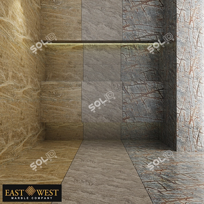 Eastwest Marble Collection: Natural & Luxury Tiles (3dsMax & FBX) 3D model image 2