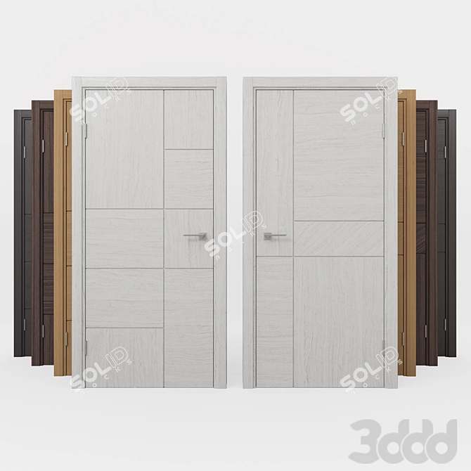 Grand Wood Sandra Collection - Modern Interior Doors 3D model image 1