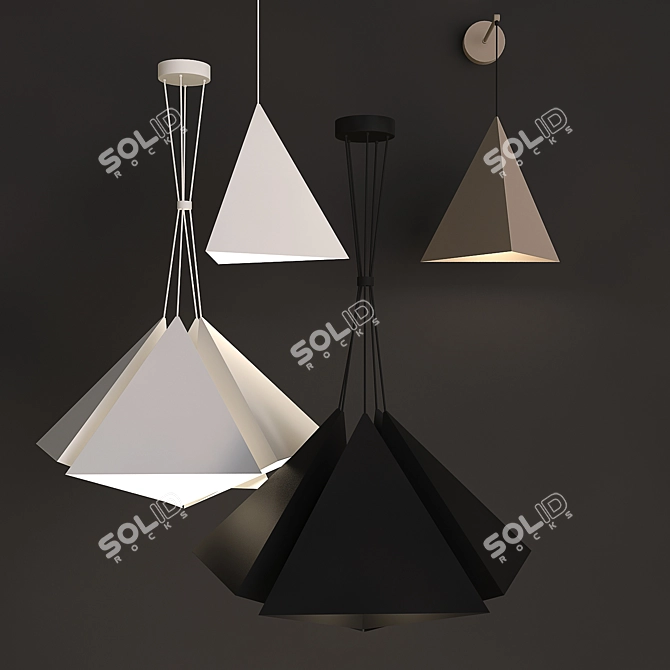  Stylish Luminex Pendant Light 3D model image 2