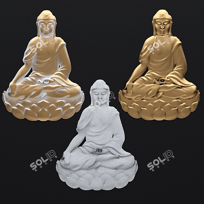 Buddha CNC Cutting Tool 3D model image 1