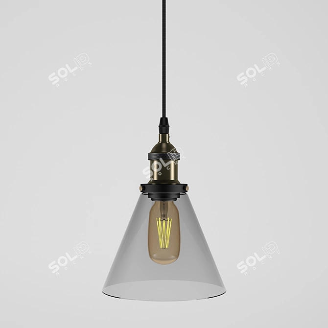 Vintage Inspired Skylar Pendant 3D model image 1