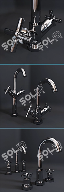 Future Bathroom Faucets: Innovative Design 3D model image 2