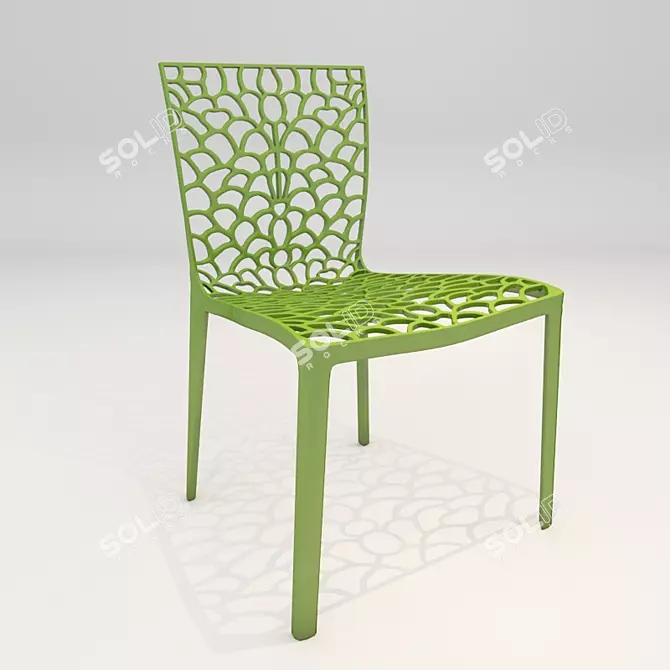 Supreme Web Chair: Ultimate Seating Experience 3D model image 1