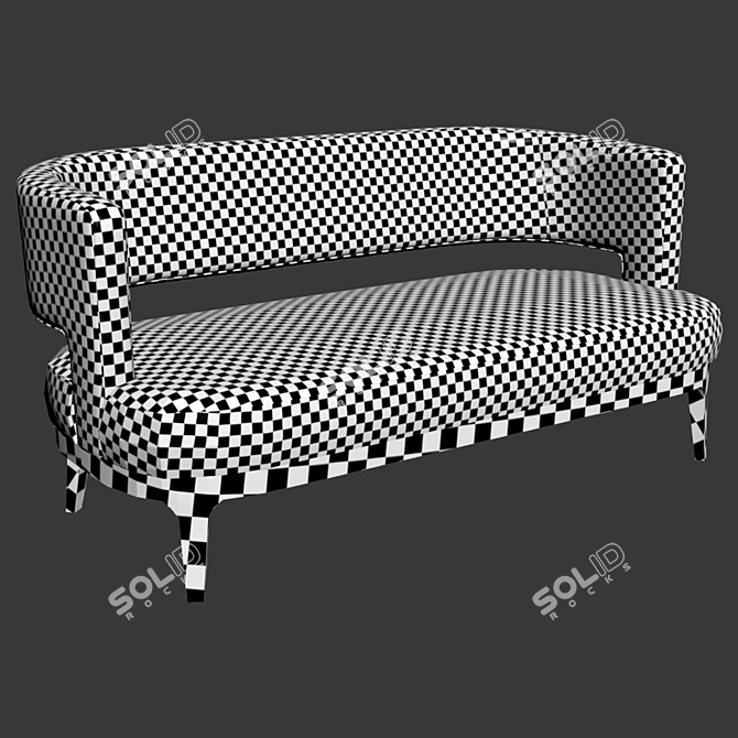 Astrid Flexform Modern Sofa 3D model image 3