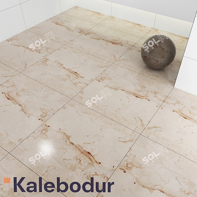Breciia Aurora Porcelain Tile 3D model image 1