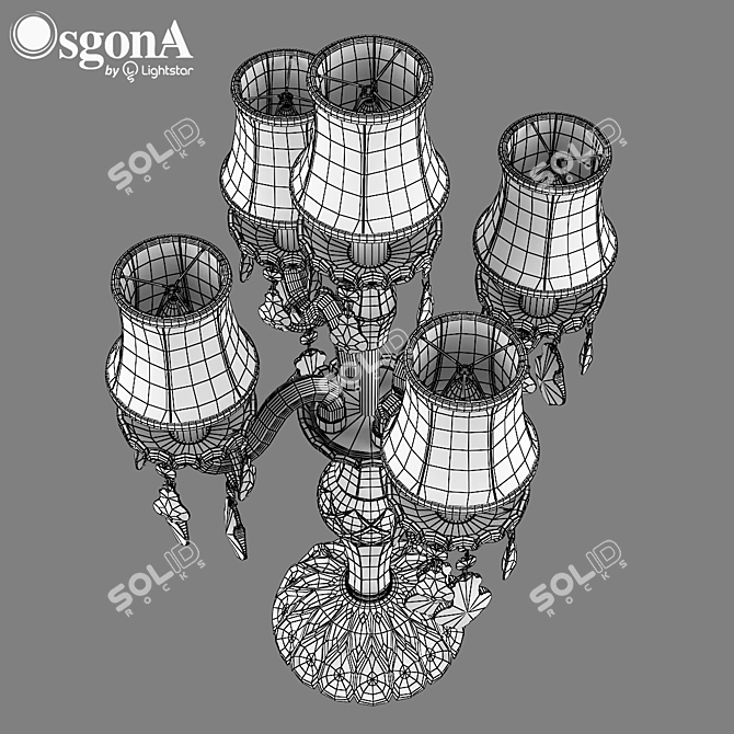 Elegant Osgona Table Lamp 3D model image 3