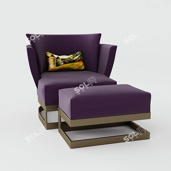 Verden Cervino Chair 3D model image 1