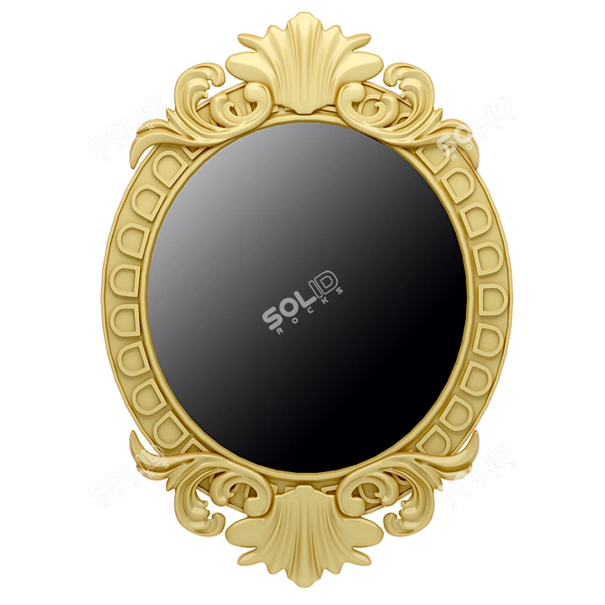 Versatile Reflective Surface: Mirror 3D model image 1