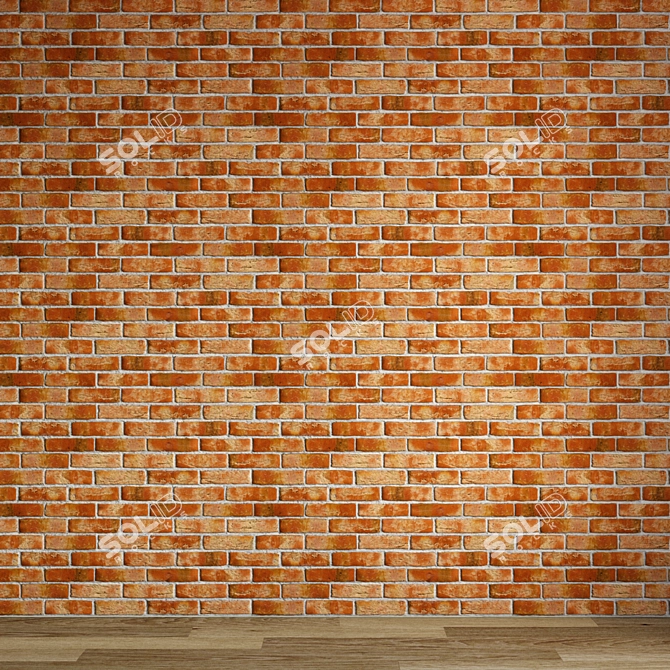 Perfect Tiling Solution: Brick Wall 01 3D model image 1