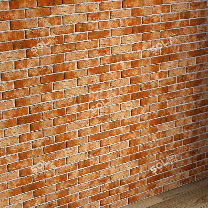 Perfect Tiling Solution: Brick Wall 01 3D model image 2