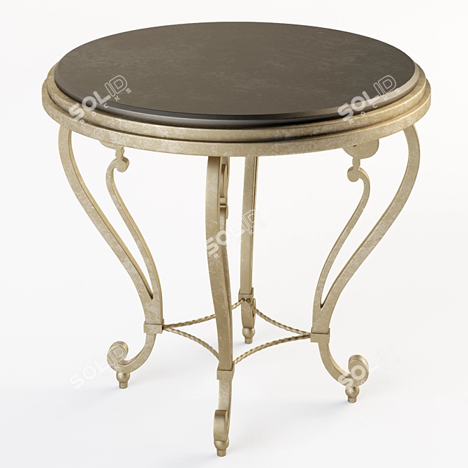 Jonathan Charles Elegant Sidetable 3D model image 1