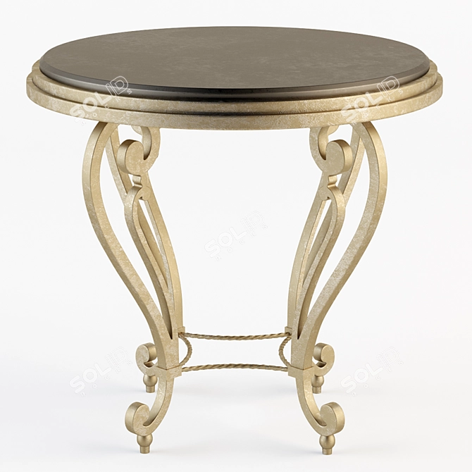 Jonathan Charles Elegant Sidetable 3D model image 2