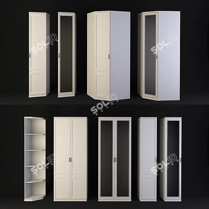 Luxury Bellagio Closet Collection 3D model image 2