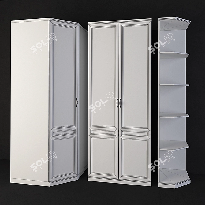 Luxury Bellagio Closet Collection 3D model image 3