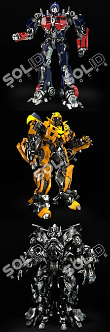 3D Max Transformers Model Kit 3D model image 2