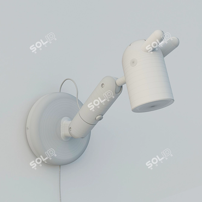 Ikea Krux Kids' Sconce 3D model image 3