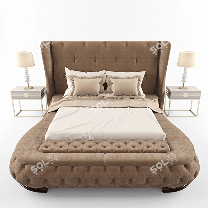 Italian Bedding Jennifer 3D model image 2