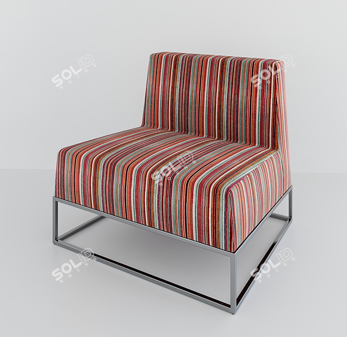 Elegant Baltus Roma Armchair 3D model image 1