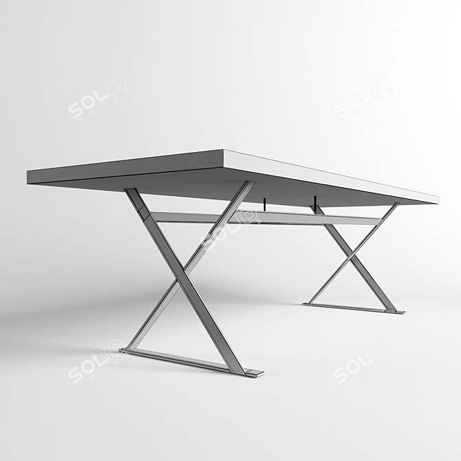 Modern Maxalta MAX Dining Table 3D model image 3