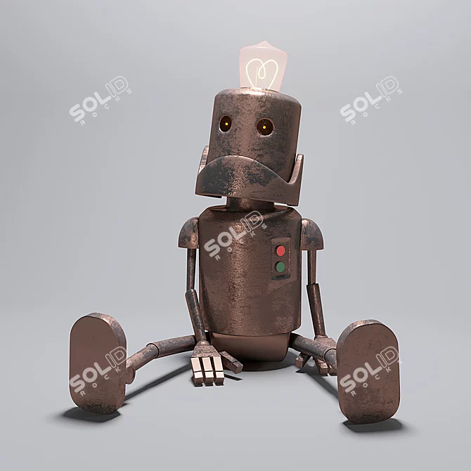 Mini Robot: MAX 2012, FBX 3D model image 1
