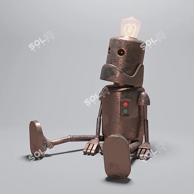 Mini Robot: MAX 2012, FBX 3D model image 2