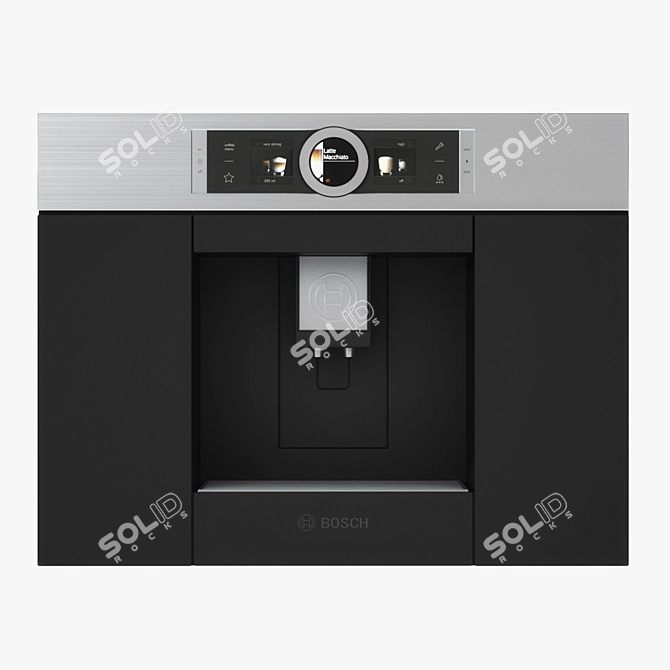  BOSCH Stainless Steel Espresso Maker 3D model image 1