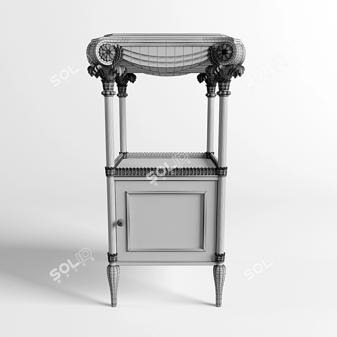 Elegant Annibale Colombo Chair 3D model image 3