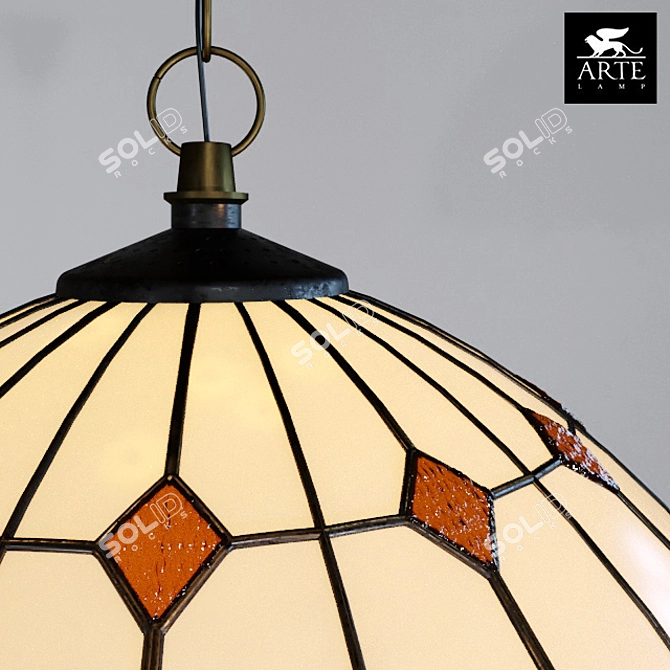 Italian Made Arte Lamp A3164SP-1BG Perla 3D model image 3