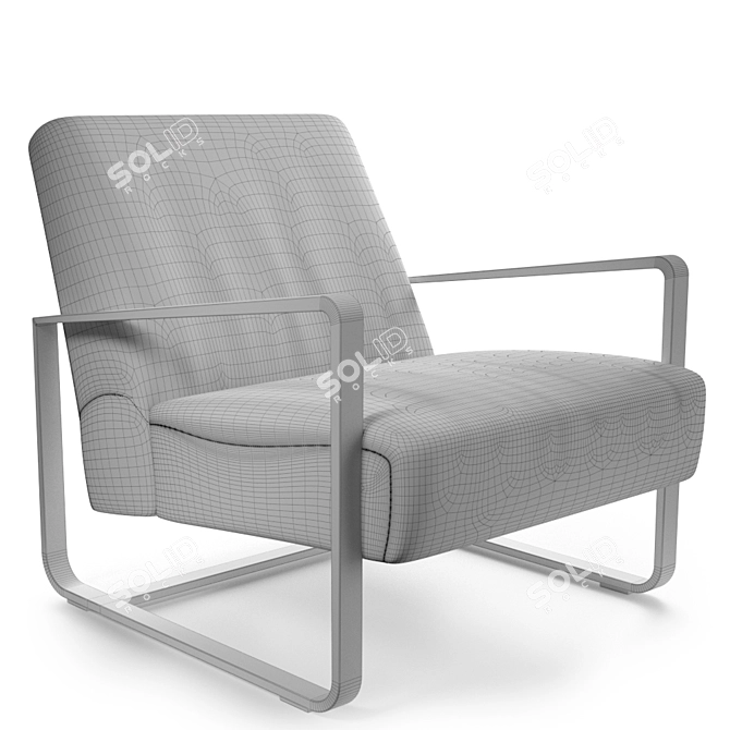 Sleek and Stylish Chair 3D model image 3