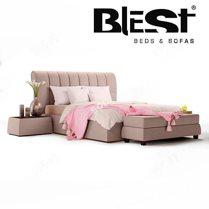 Blest Beverly - Elegant Ukrainian Design 3D model image 1