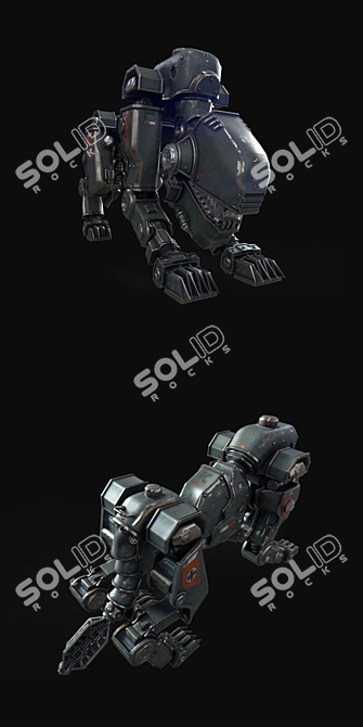 War Machine in 1960 3D model image 2