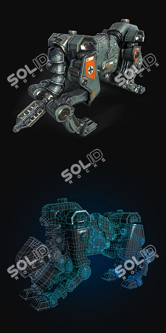 War Machine in 1960 3D model image 3