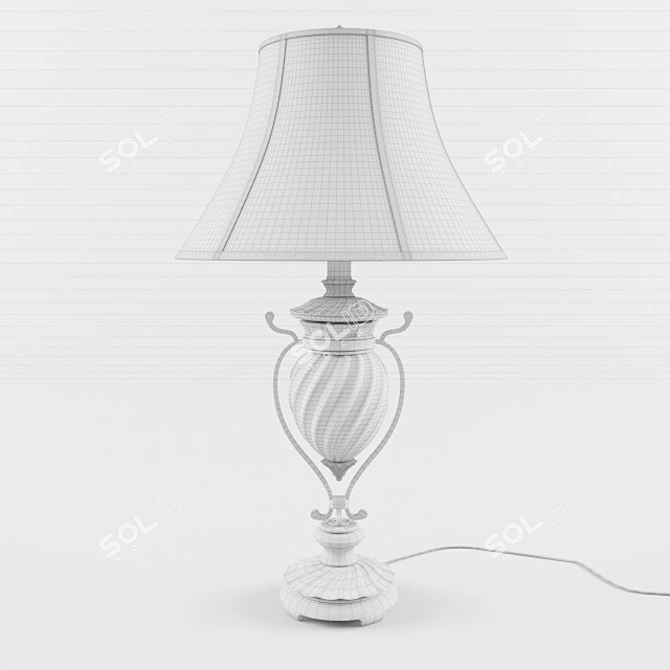 Elegant Gavivi Table Lamp: Set of 2 3D model image 2