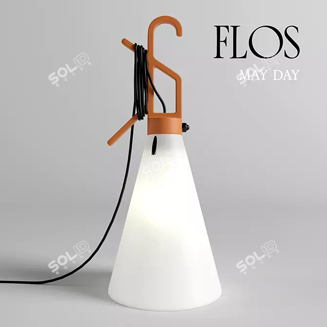 May Day Portable Light 3D model image 1