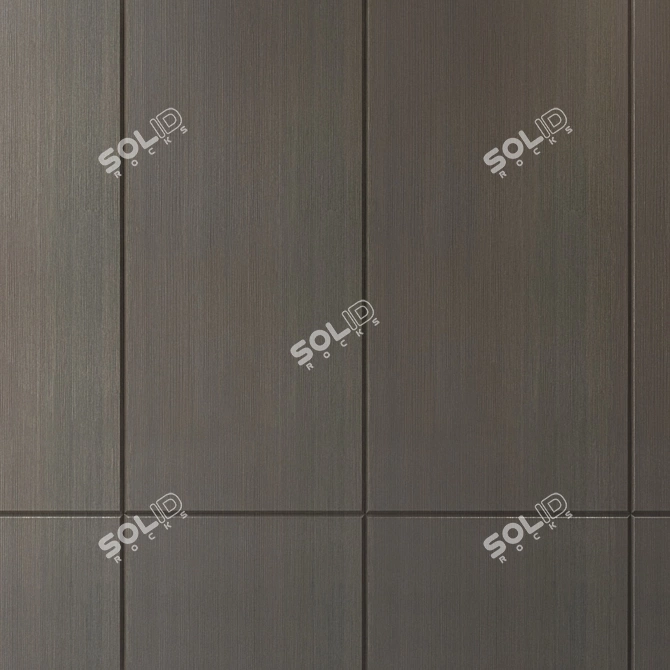 Minimalist Wooden Panel 3D model image 3