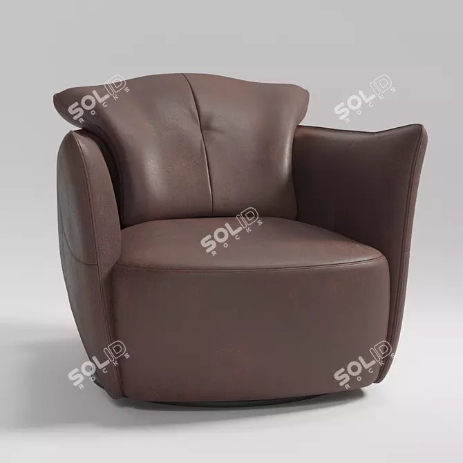 Modern PEPE Lounge Chair 3D model image 2