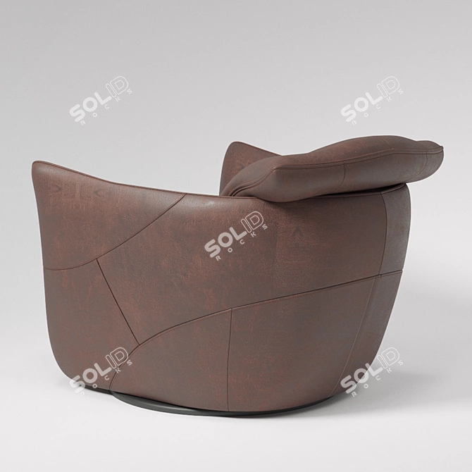 Modern PEPE Lounge Chair 3D model image 3