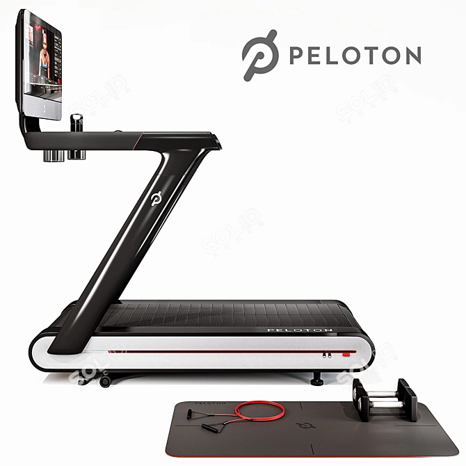 Peloton Tread: Ultimate Home Fitness Solution 3D model image 1