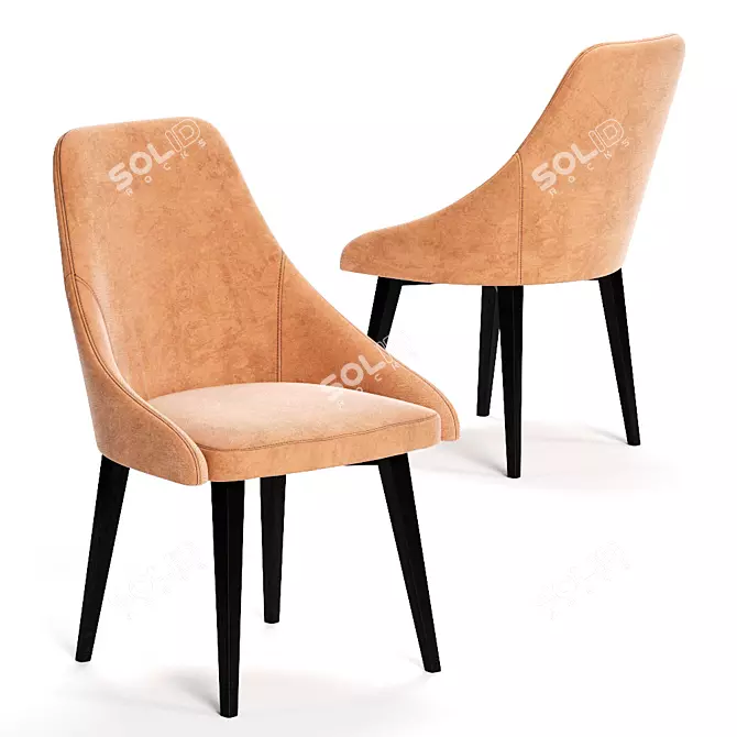 Colombini Casa LADY - Elegant and Versatile Chair 3D model image 1