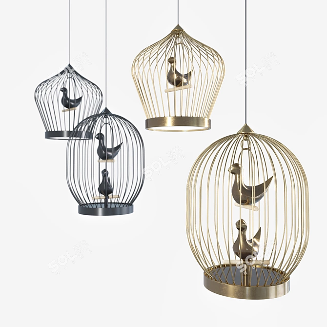 Casamania TWEE-T Pendant Light 3D model image 1