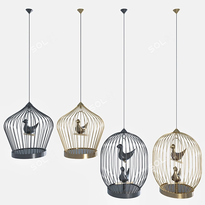 Casamania TWEE-T Pendant Light 3D model image 3