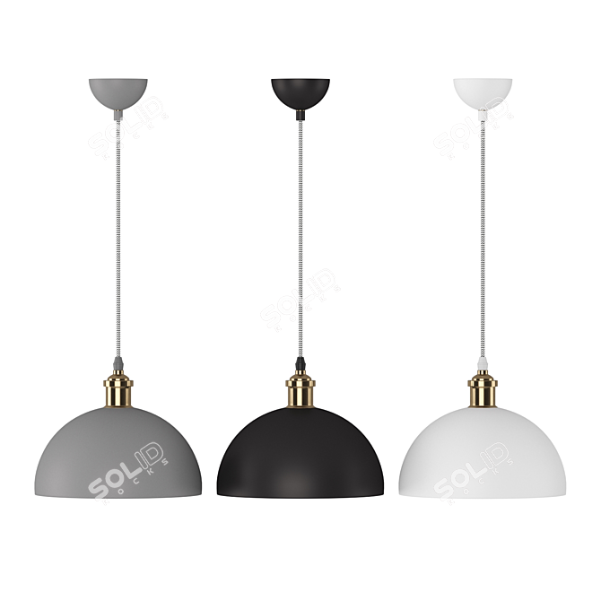 Camelion Loft PL-601L Pendant Light: Modern Elegance 3D model image 2