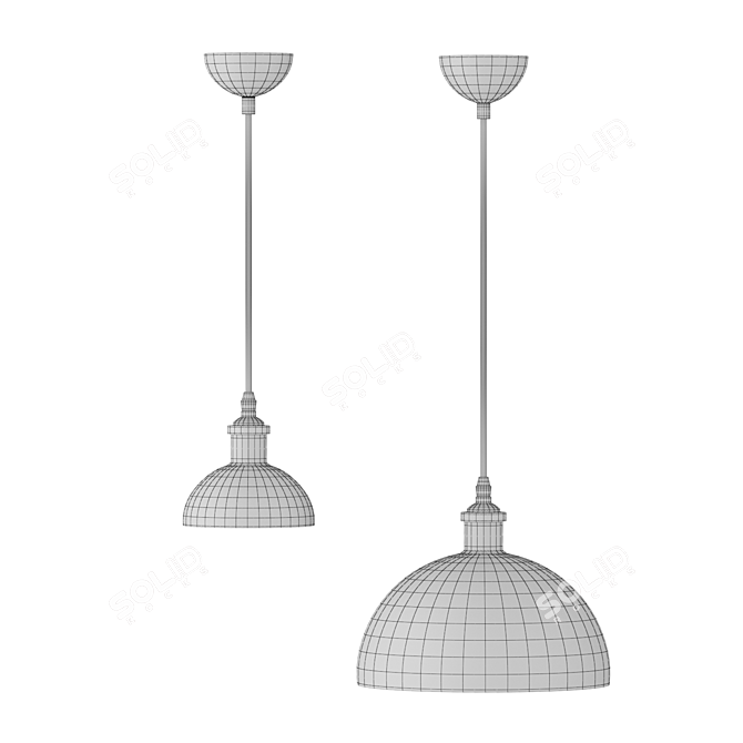 Camelion Loft PL-601L Pendant Light: Modern Elegance 3D model image 3
