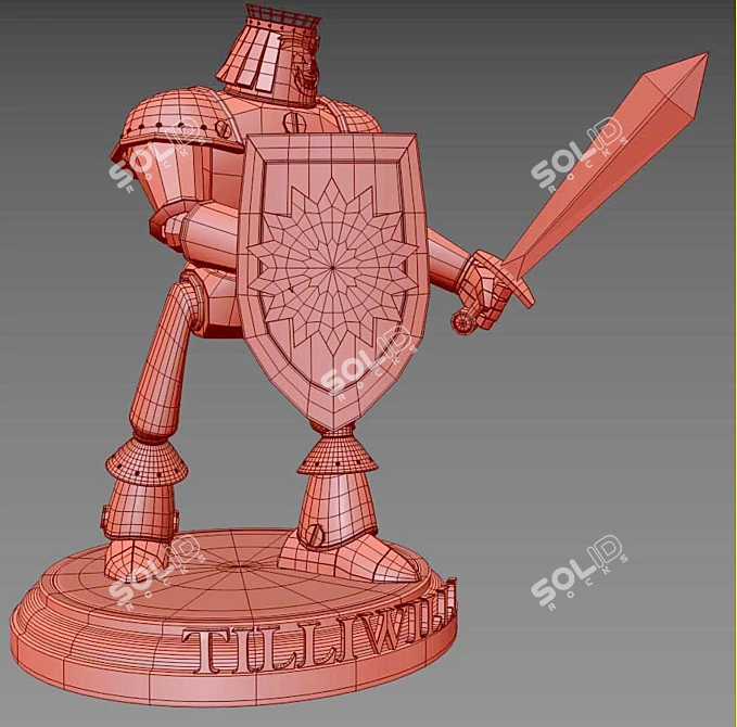 Tilli-Willi: The Mighty Iron Knight 3D model image 3