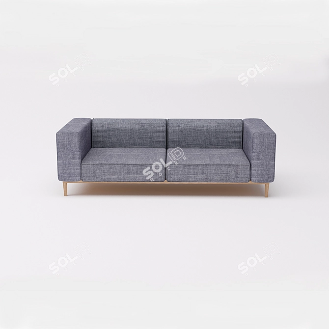 Elegant Comfort Sofa and Chair 3D model image 3