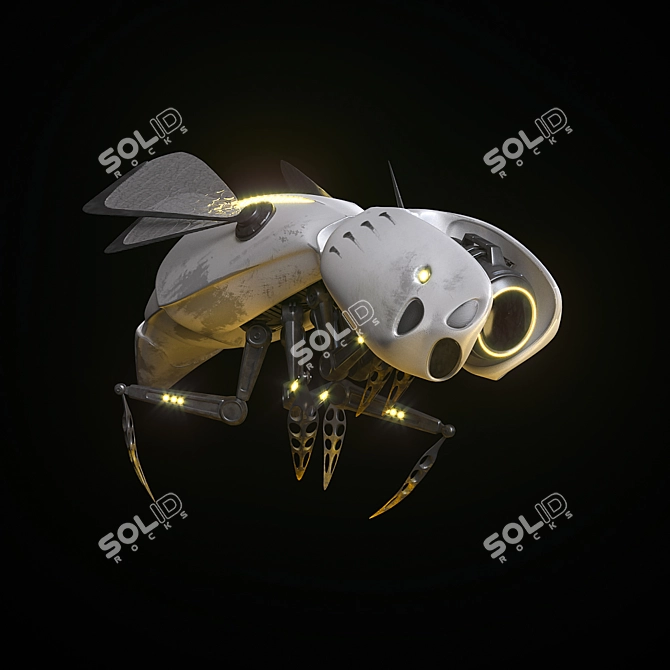 Smart Mini RoboBee: Tiny, Efficient, Versatile 3D model image 1